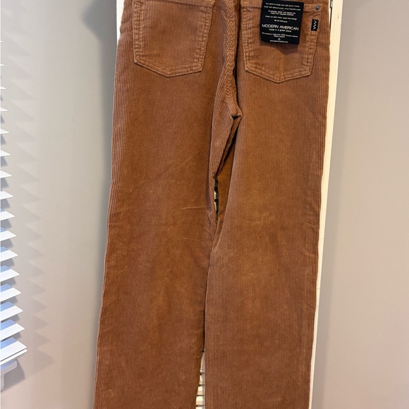 Fidelity Modern American Rexford High Waist Wide Brown Corduroy Jeans Sz 25 NWT - Picture 5 of 7